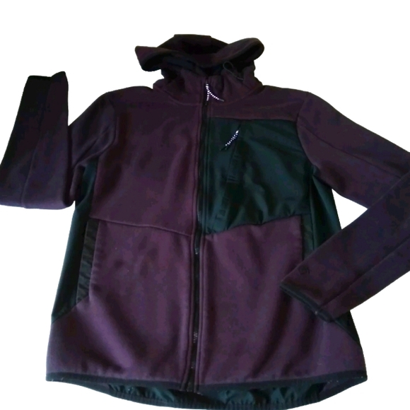 Champion Other - Champion Burgundy/Black Denali Full Zip Hooded M